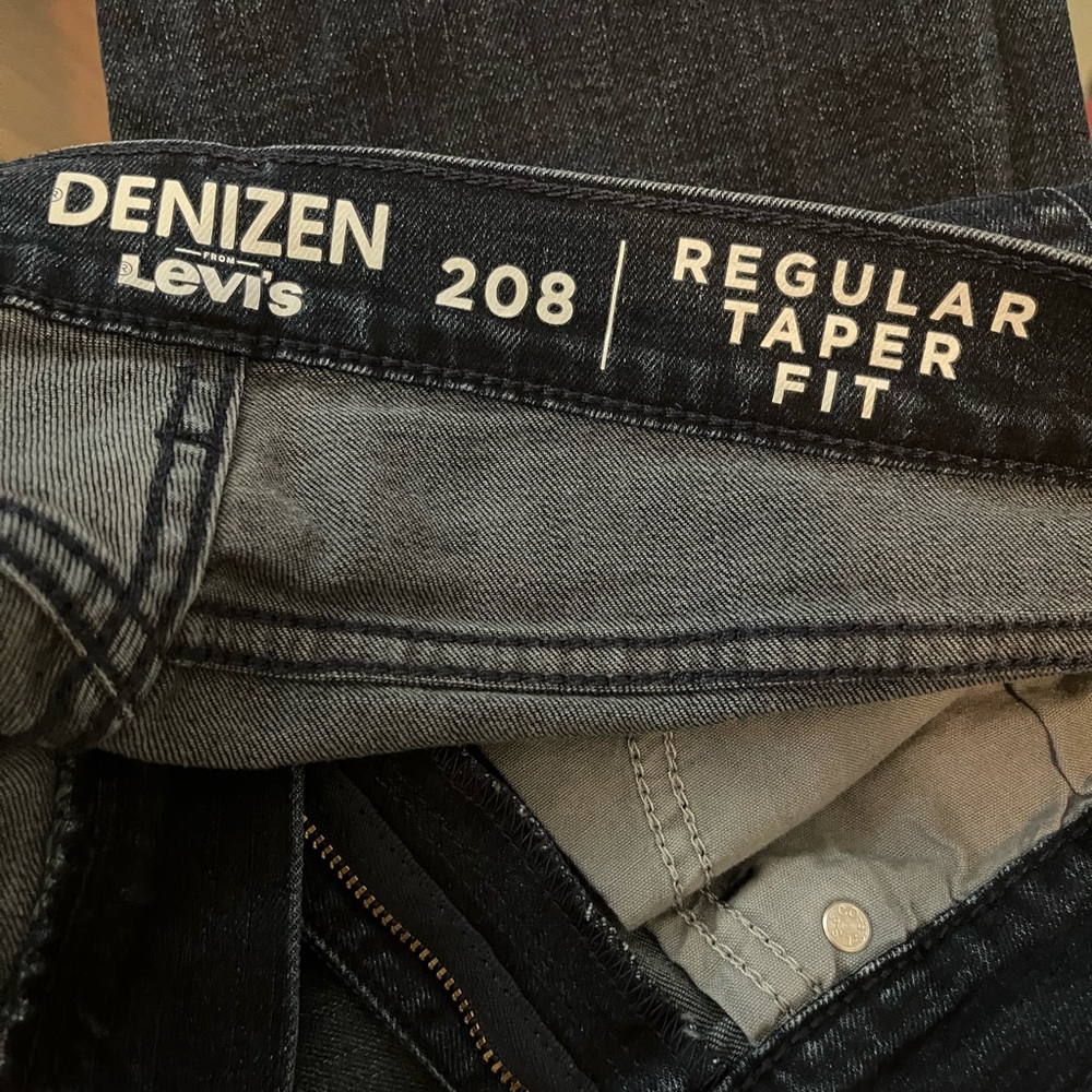 Denizen from Levi's Straight Fit Jeans - Dark Blue Young Men’s